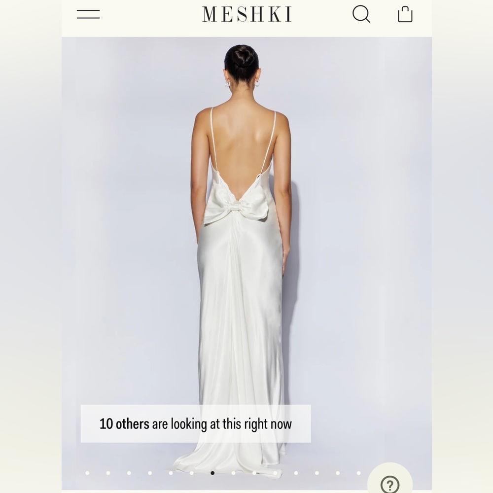 Meshki Kailey backless dress